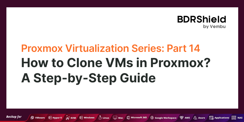 Proxmox VM template