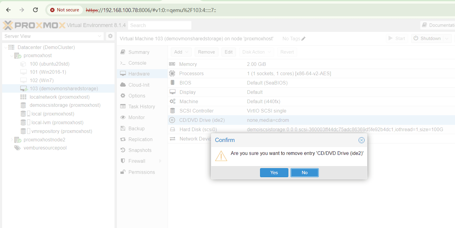 Proxmox VM Migration