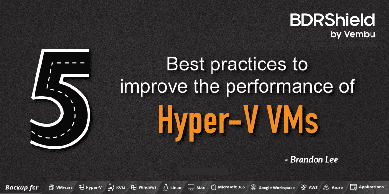 Hyper-V backup solution