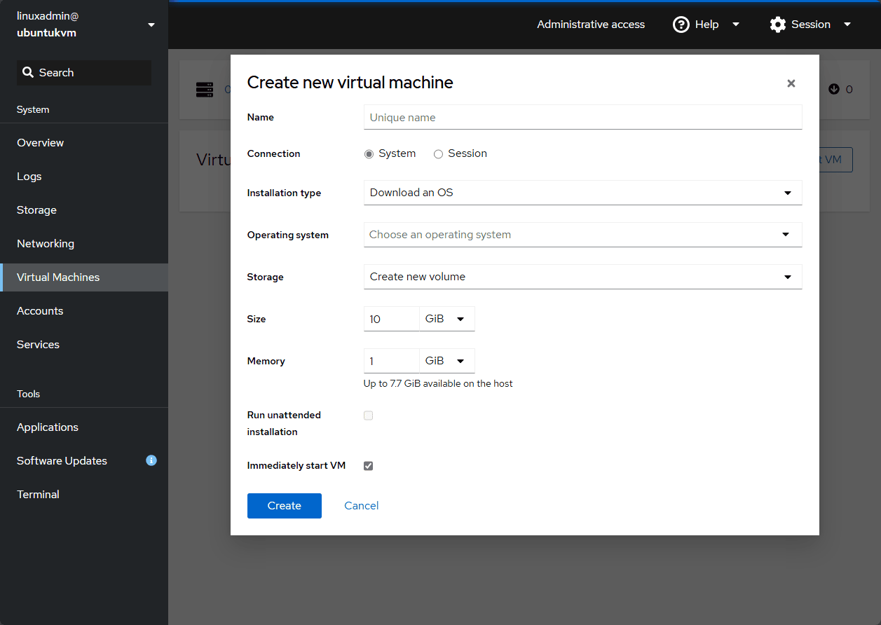 Management tool with Cockpit