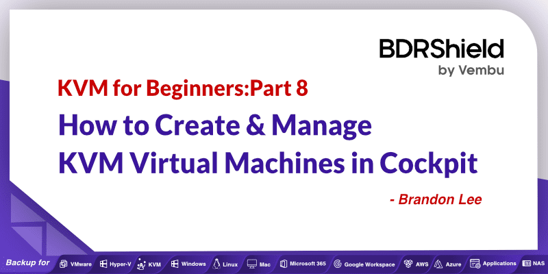 KVM Virtual Machines Cockpit