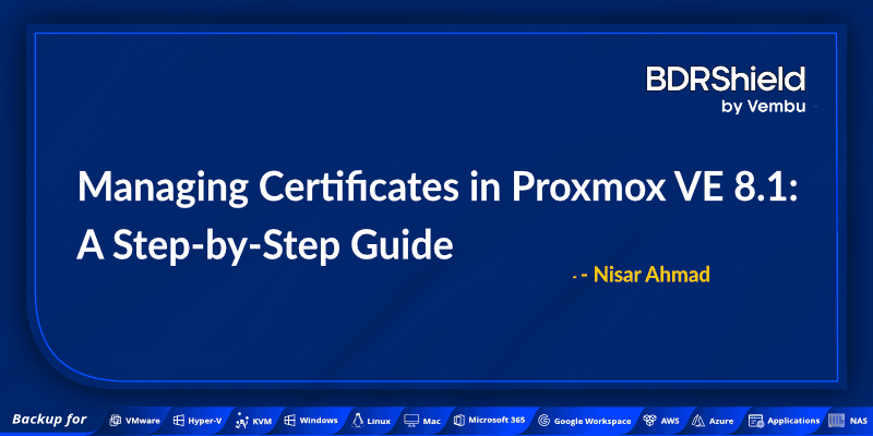 Proxmox backup solution