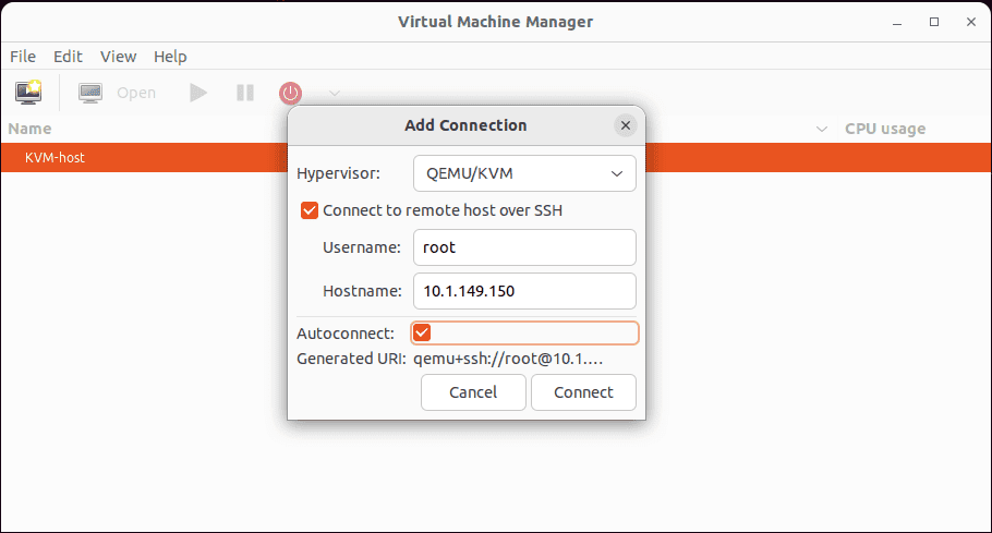 Overview of Virt-Manager