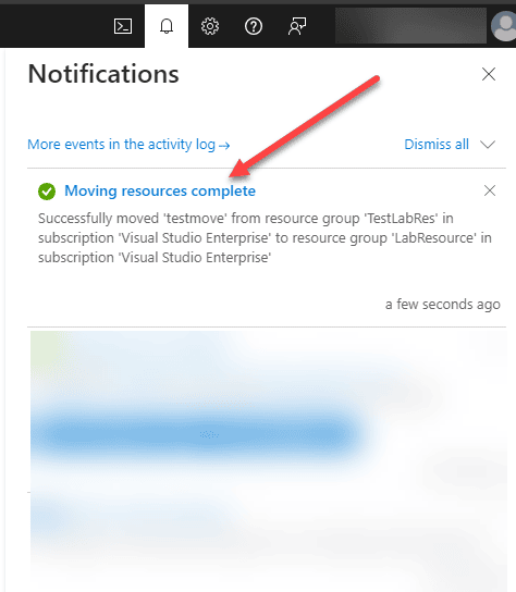 Moving Resources to a New Resource group or Subscription