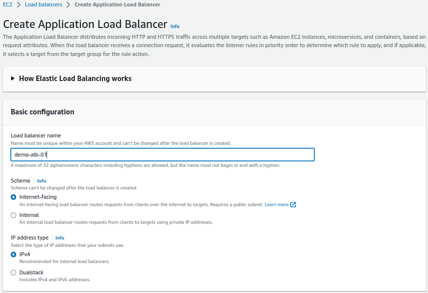 aws elastic load balancers