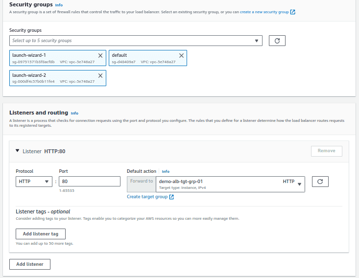 elastic load balancing in aws