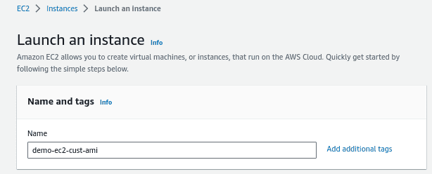 Creating an Amazon Machine Image (AMI) from an AWS EC2 Instance