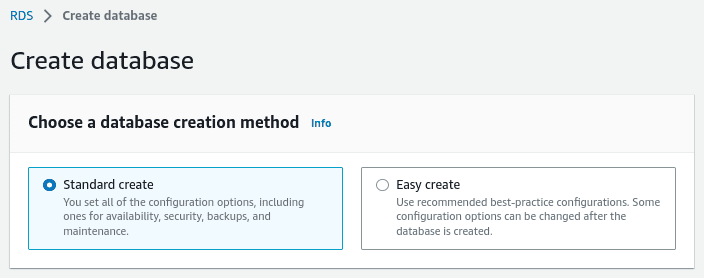 AWS RDS Postgresql DB