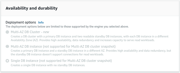 AWS RDS Postgresql DB