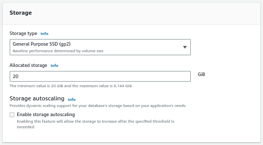 AWS RDS Postgresql DB