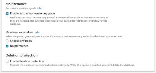 AWS RDS Postgresql DB