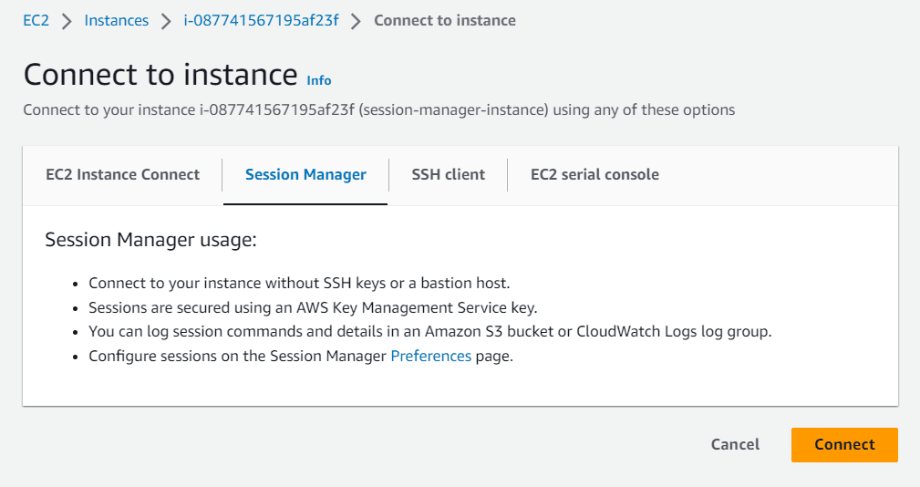 aws session manager