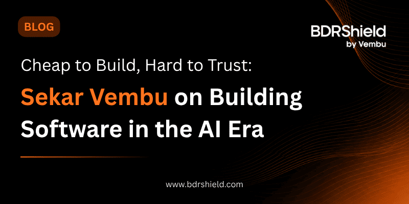 Sekar Vembu on AI, software development, trust and human expertise