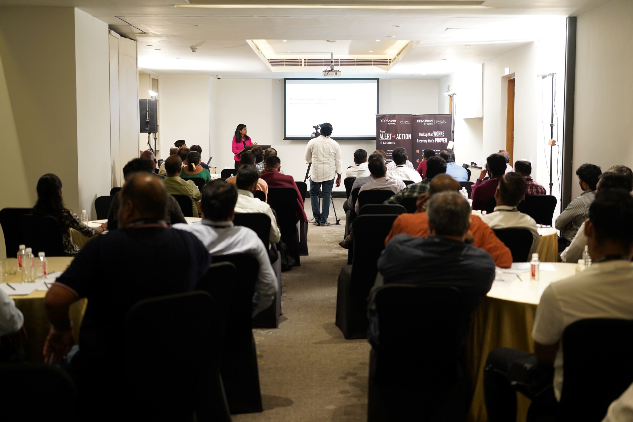 IT and business leaders attending Vembu Meet Chennai