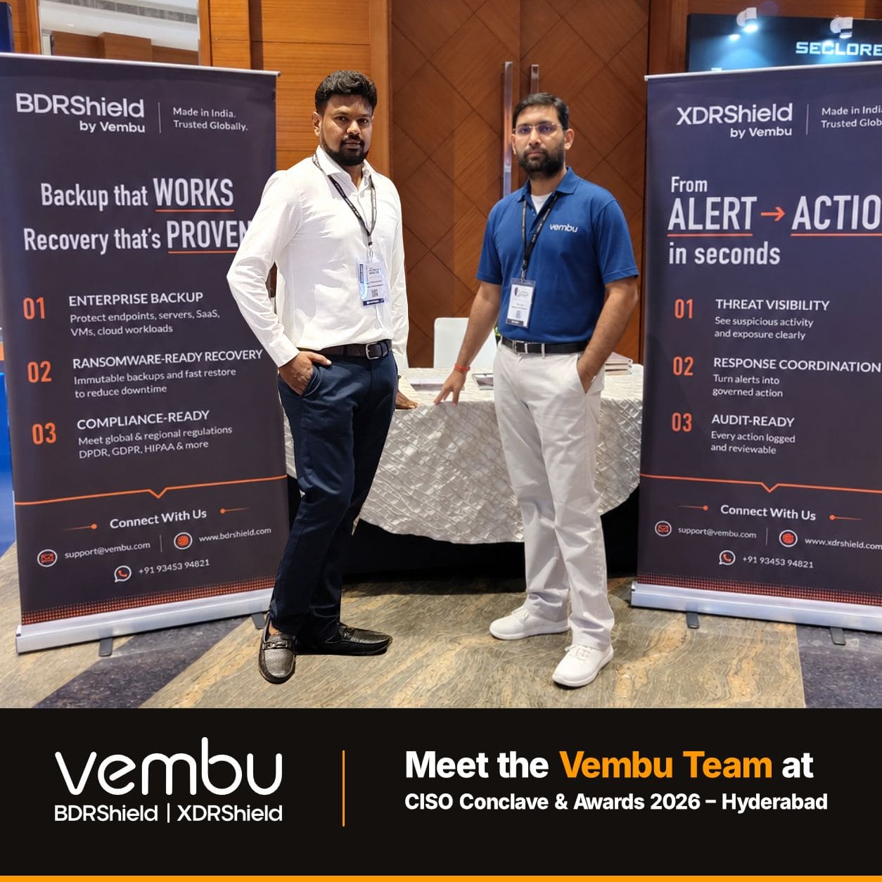 Vembu CISO Conclave 2026
